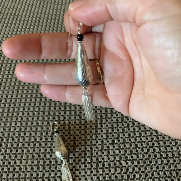 L.A. Designer Juan Sígala Silver Earrings - Picture 4 of 4